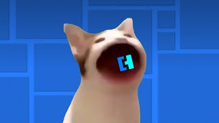 Pop cat play geometry dash [upl. by Charyl]