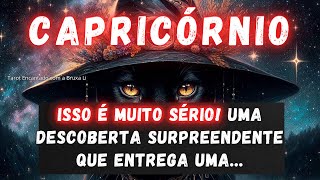 CAPRICÓRNIO♑ISSO É MUITO SÉRIO UMA DESCOBERTA SURPREENDENTE QUE ENTREGA UMA [upl. by Woermer]