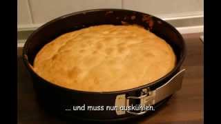 Tortenboden selbst gemacht einfach schnell und lecker  Schritt für Schritt  Rezept  recipe [upl. by Riaj808]