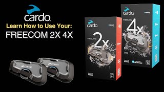 How to Use Your Cardo Freecom 2x amp 4x [upl. by Ahsoj]