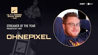 ohnePixel Wins Streamer Of The Year │ HLTV Awards [upl. by Oicam]