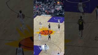 SABEN LEE SLAM DUNKS ON JAZZ ⛹️🏀 basketball youtubeshorts nba phoenixsuns [upl. by Chae763]