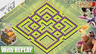 NEW TH7 Base 2022 with quotCOPY LINKquot  BEST Town Hall 7 Hybrid base with REPLAY  Clash of Clans [upl. by Akemej970]