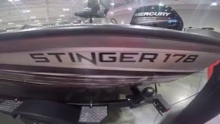 2016 Lowe Boats Stinger 178 Fishing Boat Overview [upl. by Silohcin]