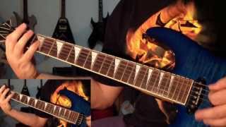 Carcass  Congealed Clot of Blood guitar cover [upl. by Aicilaana]