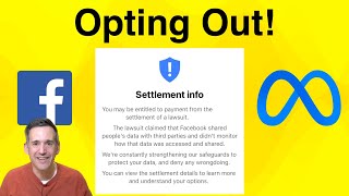 Im Opting Out of the Facebook Class Action Settlement [upl. by Aikar994]