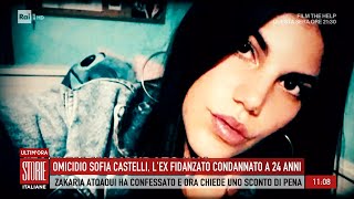 Omicidio Sofia Castelli lex fidanzato condannato a 24 anni  Storie italiane 12112024 [upl. by Ylrebmic]