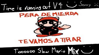 FNF FLP Time Is Running Out V4 Too Slow Mario Mix [upl. by Nalaf689]