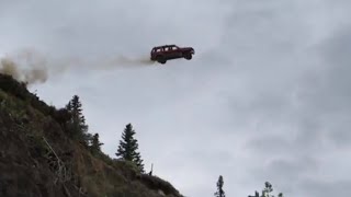 Car Jumps Off Cliff Meme [upl. by Sisco]