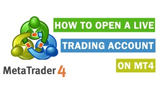 Metatrader 4 ► How to Open a Live Trading Account on MT4 ● XM Tutorial [upl. by Aleda]