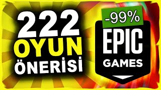 EPIC GAMES YILBAŞI İNDİRİMLERİ 222 OYUN ÖNERİSİ 33 İndirim Kuponu [upl. by Evangelia7]