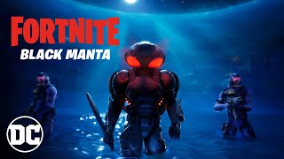 Fortnite  Black Manta Has Arrived [upl. by Lleynad]