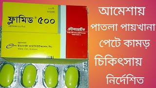 Flamyd 500 mg কি কাজ করে ll flamyd 500mg tablet use in bangla ll ফ্লামিড ৫০০গ্ৰাম ট্যাবলেট খাওয়ার [upl. by Siobhan]