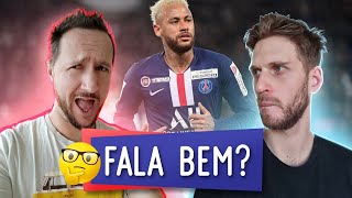 Franceses reagindo a NEYMAR falando francês  com olabrasil [upl. by Anazus]