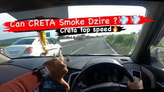 CRETA vs DZIRE 🔥  Hyundai CRETA Drive Experience 💨 [upl. by Eitsyrk]