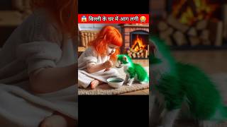 बिल्ली के घर में लगी आग🥹😱catsoftiktok​ cat​ cute​ aiart​ ai​ poorcat​ catlover​ fyp​ [upl. by Rentschler963]