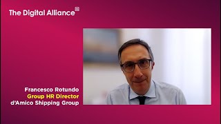 The Digital Alliance  Intervista a Francesco Rotundo Group HR Director di d’Amico Shipping Group [upl. by Dlorad]