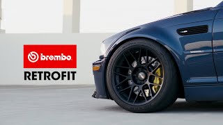 Brembo Brake Caliper Retrofit  E46 E9X M3 Teaser [upl. by Couq]