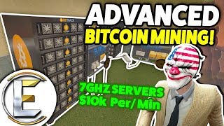 ADVANCED BITCOIN MINING  Gmod DarkRP Life Base Building How To Make Money Out Of Bitcoin [upl. by Colene297]