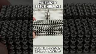 Minecraft Castle out of Magnets [upl. by Gnol]