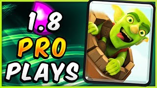 18 ELIXIR CHEAPEST GOBLIN BARREL DECK in CLASH ROYALE [upl. by Quarta]