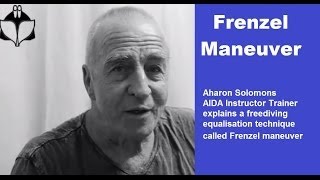 Aharon Solomons explains freediving equalization  Frenzel maneuver [upl. by Sileray]