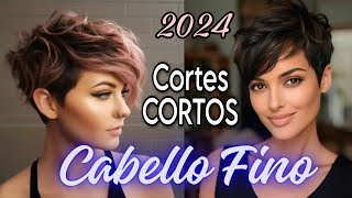 Cortes CORTOS para CABELLO FINO y ESCASO Da Volúmen y Movimiento al Instante Tendencia 2024 [upl. by Luciano726]