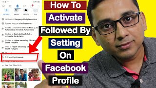 How To Activate Followed By Setting On Facebook Profile Facebook ma Follow by Rakhne Tarika [upl. by Stclair]