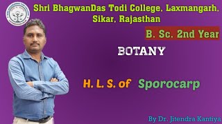 B Sc 2nd Year Botany H L S of Sporocarp  Dr Jitendra Kantiya  Shri BhagwanDas Todi College [upl. by Adis502]