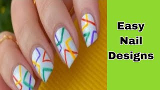 Easy nail art for beginners [upl. by Falda]