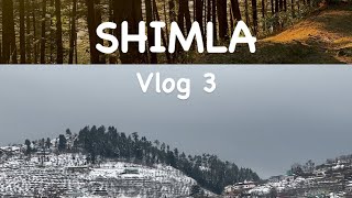 SHIMLA Vlog 3❄️  Last vlog 🌹 [upl. by Anirok]