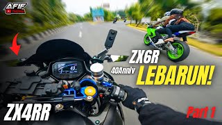 NYOBAIN ZX4RR BUAT HARI RAYA LEBARAN‼️ ENAKNYA KEBANGETAN LEBARUN PART 1 [upl. by Roel891]