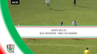 Skrót meczu Bug Wyszków  MKS Ciechanów 08102016 [upl. by Alaek]