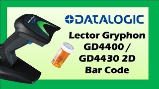 Datalogic Gryphon GD4400  GD4430 2D Bar Code Lector Bidimensional para CBB [upl. by Sirc]