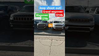 2024 Jeep Wagoneer vs Grand Wagoneer huge price difference is it worth it to you for the grand [upl. by Kubis775]