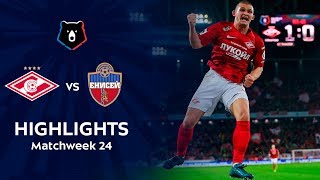 Highlights Spartak vs FC Enisey 20  RPL 201819 [upl. by Bound]