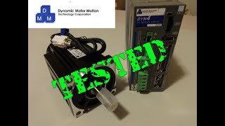 DMM TECH DYN4 Servo Bench Tested [upl. by Nerty836]