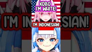 Kobo Didnt Expect Calli to be THAT WHITE IRL hololive vtuberclips vtuber [upl. by Zasuwa31]