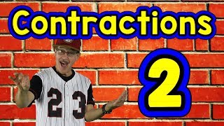 Contractions 2  English Song for Kids  Reading amp Writing Skills  Grammar  Jack Hartmann [upl. by Lesde137]