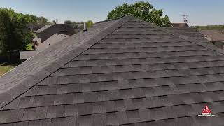 Charcoal Roof Replacement  GAF Timberline HDZ Home [upl. by Natfa474]