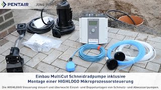 Einbau Pumpe und Montage HighLogo Mikroprozessorsteuerung [upl. by Anaehr]