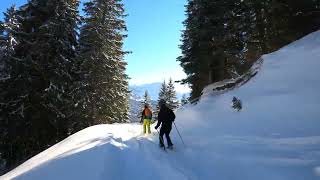 Skiing in VillarssurOllon Switzerland [upl. by Long363]