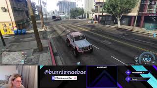 Bunnie hopping around with bestie Jess Hutchinson in GTA RP PhantomRP [upl. by Neema]