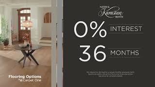 Karastan Month Savings Up to 1000 Off at Flooring Options by Carpet One [upl. by Arebma]