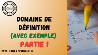 Etude de fonctions  Domaine de définition partie 1 [upl. by Sergei]