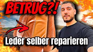 Leder Reparatur SCAM  geht das [upl. by Yslek]