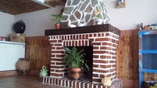 Como hacer una Chimenea  How to make a fireplace [upl. by Nnagem155]