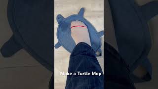 DIY Turtle Mop How to Make a Floor Mop sewing sewingideas [upl. by Kirkpatrick]