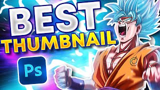 How To Make THE BEST Thumbnails on YouTube Photoshop [upl. by Chobot]