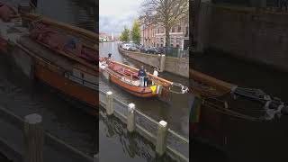 De Vriendschap door het Spaarne in Haarlem tijdens de Strontrace 30 oktober 2024 [upl. by Juno957]